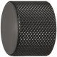 Graf Knob Aluminium Matte Black D17x28mm