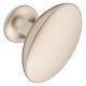 Pearl Knob Zinc Alloy Sat Nickel 28x18x22mm