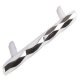 Steel.Vincent Pull Zinc Alloy Polished Nickel 128mm Fixing Centres