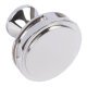 Oberon Knob Zinc Alloy Polished Nickel D35x30mm