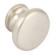 Aspen Knob Zinc Alloy Stainless Steel Effect D35x26mm