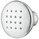 Dimple Knob Zinc Alloy PC D33x27mm