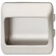 Avebury Inset Handle Zinc Alloy M.Nickel 96mm Fixing Centres