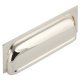 Queslett Cup Handle Brass Polished Nickel 202mm Fixing Centres