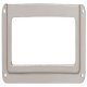 Label Frame Steel Sat Nickel Plt 93x42x2mm