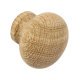 Turned EndGrain Knob Unfin Oak D44x38mm