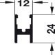 Hawa Clipo 36GPK+36GPPK Frame Profile 2.5m