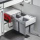 Hailo Tandem 400 Bin 4x10L Lt Grey