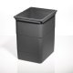 One2Five+Seven Bin 230x306x450mm Dk Grey