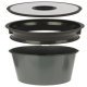 WithT Rectangle Bin D276mm 13L Plastic Black/SSS