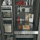 OPLA PO WithT w Shelf 40kg 600mm Steel/Anodised