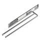Towel Rail 2-Arm 480mm Steel Polished Chrome