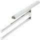 Towel Rail 2-Arm 440mm Aluminium PC