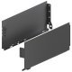 MX Std Sgl Drawer Sides 150/300mm Steel Antique