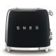 Smeg FAB TSF03BLUK Toaster 4 Slc Black