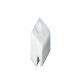 Fastening Block Screw On Plastic White