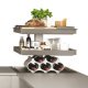 Ninka Qanto 3 Tray Dark Grey