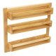 Spice Rack 400x70x400mm Oak/Clr