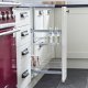 PO Baskets 2-Tier 150mm UH Linear Chrome