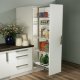 PO Larder 300mm Base Inserts 5pc Set Wht