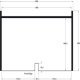 Base Unit Liner Dbl 863x494mm Matte Aluminium