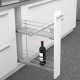 Hafele PO 2-Tier 150mm Full LH Chrome Wire