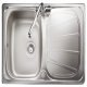Rectangle Baltimore BL8001 1.0B Sink Rev Stainless Steel