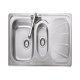Rectangle Baltimore BL9502 1.5B Sink Rev Stainless Steel