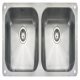 Rectangle Atl.Classic UB4040 2.0B Sink UH Stainless Steel