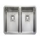 Rectangle Atl.Quad QU3434 2.0B Sink UH Stainless Steel