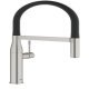 Grohe Essense Pro Mix Sgl Lvr PO Brushed Stainless Steel