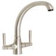 Rectangle Aquavibe TVB1BF D.Lvr Tap Brs Brushed Stainless Steel