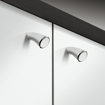 Arco Knob Zinc Alloy Sat Nickel 20x26x35mm - view 2