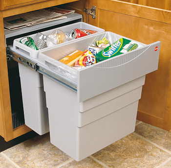 Hailo Easy-Cargo 500 Bin 19+30L Grey - view 2