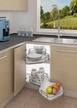 please look For cabinet width 1000 mm for door width 500 mm left hand grey shelves