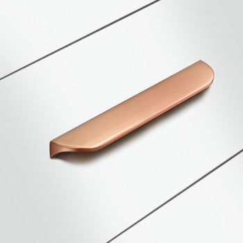 Nick Pull Handle Aluminium Brush Copper 32mm c - view 3