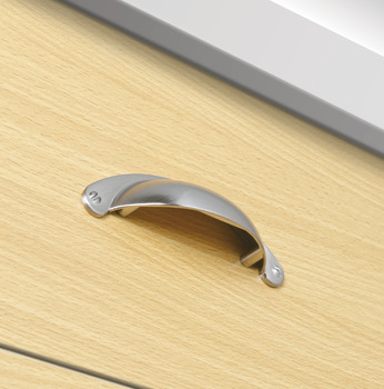 Knightsbridge Cup Handle Zinc Alloy SSE 64mm Fixing Centres - view 2