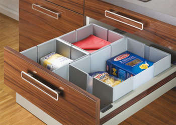 Cuisioflex Drawer Insert Set x3 Aluminium Grey/Gph - view 3
