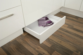 Drawer Moulded Plastic Plinth FitSet Black