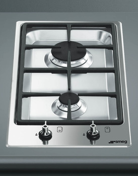 Smeg Cls Dom PGF32G Hob Gas 2Z Stainless Steel