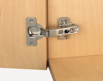 Concealed Cup Hinge 110° Nexis Sprung Full Overlay Mounting Click on Arm Grass Soft close compatible Dowel fixing cup 48/9