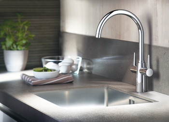 Grohe Ambi Contemp Dual Mono Lvr Tap PC - view 2