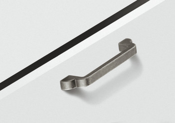 Theodore D Pull Handle Zinc Alloy ORB 128mm Fixing Centres - view 2