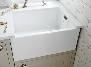 Rectangle Belfast CFBL595WH 1.0B Sink Cer Wht - view 2