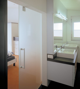 Fitting Set for Sliding Glass Interior Doors Hawa-Junior 120/GP Top hung system For 1 door - view 3