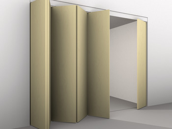 Fitting Set for Folding Interior Doors Hawa-Variofold 80/H Top hung system Set 3 - Additional set with guide - view 3