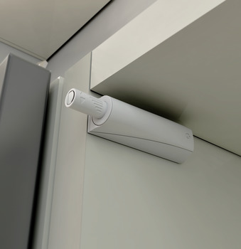 Push Door Catch Concealed or Surface Mounted Short Version with Magnet K Push Tech Anthracite - view 3