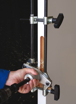 Jig Mortice JIG1/R100 For use with concealed door closers For locks and fittings up to 180 mm deep