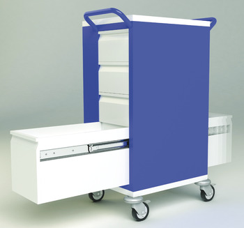 Ball Bearing Drawer Runners Full Extension Load Capacity 35-45 kg Accuride 3630 Two way travel Installed length 450 mm load capacity 45 kg bright zinc plated - view 2