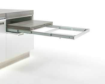 Pull-out table and folding fitting with folding table leg PARTY for standard cabinet width 600 mm - view 2